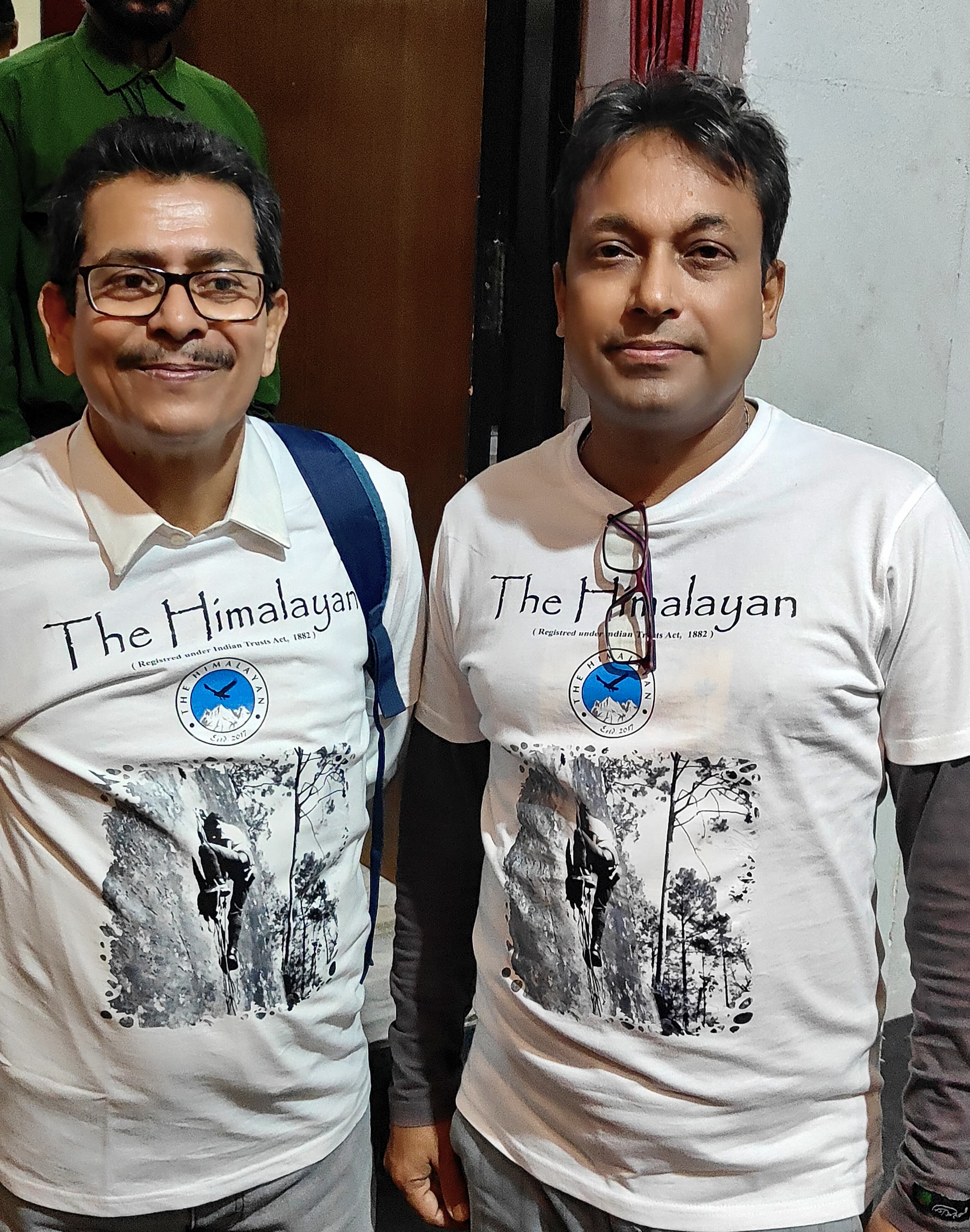 Everester Debraj Dutta with Debajyoti